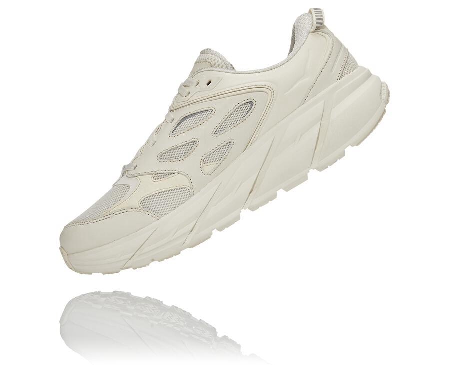 Hoka Australia One One Clifton L - Mens Running Shoes White - ULPIY-1489